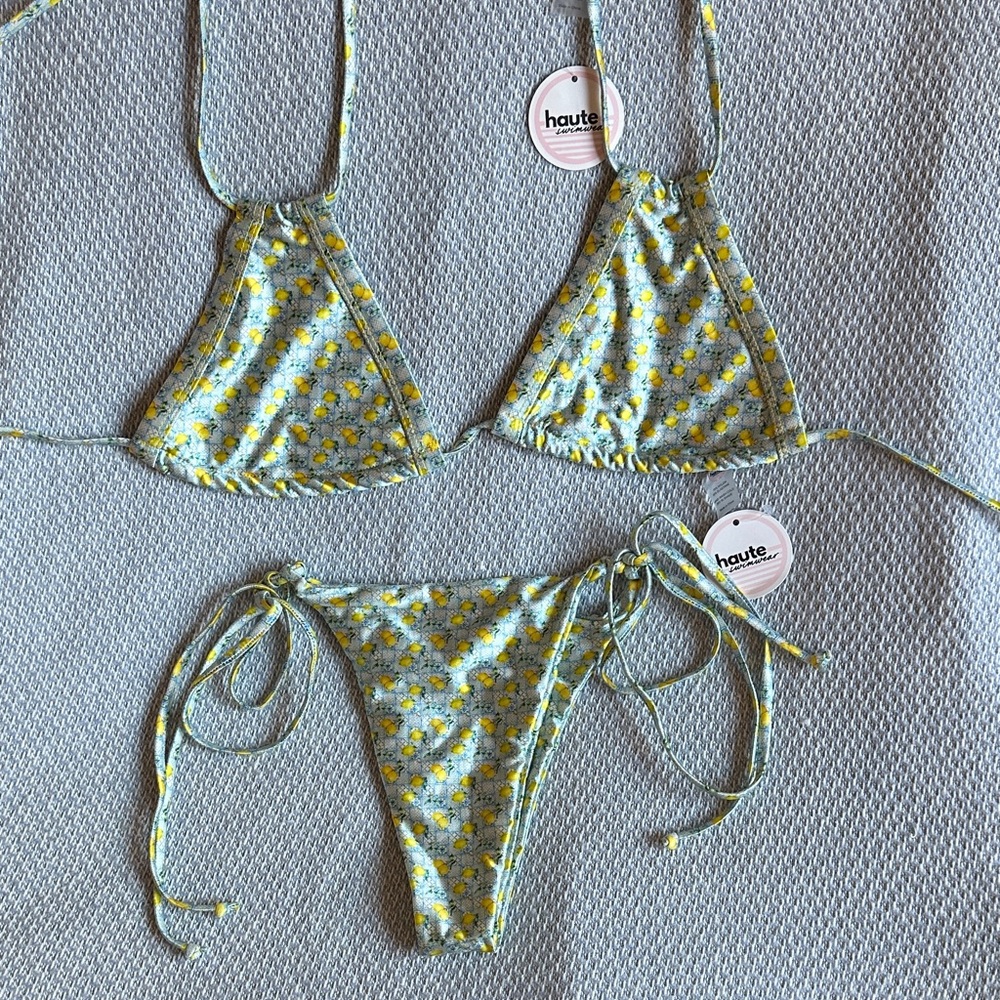 Floral Yellow Bikini Set